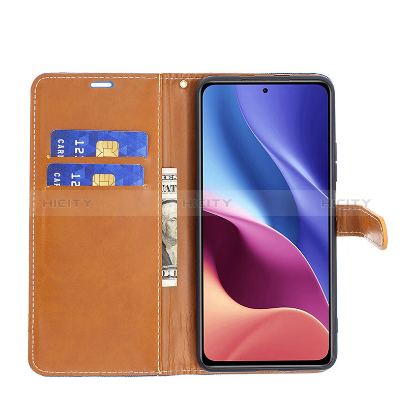 Custodia Portafoglio In Pelle Cover con Supporto B16F per Xiaomi Redmi K40 5G