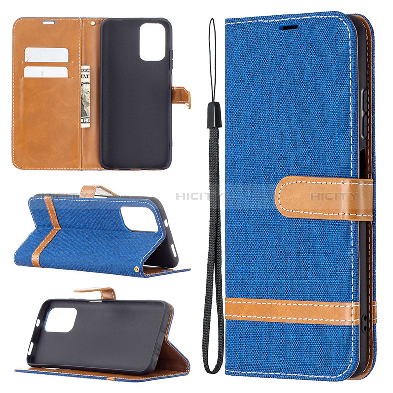 Custodia Portafoglio In Pelle Cover con Supporto B16F per Xiaomi Redmi Note 10 4G