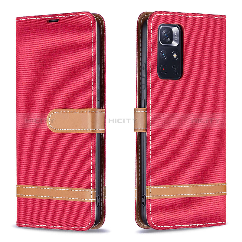 Custodia Portafoglio In Pelle Cover con Supporto B16F per Xiaomi Redmi Note 11 5G