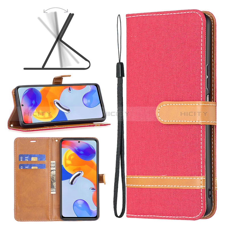 Custodia Portafoglio In Pelle Cover con Supporto B16F per Xiaomi Redmi Note 11 Pro 4G