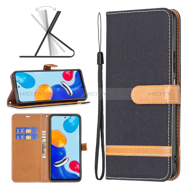 Custodia Portafoglio In Pelle Cover con Supporto B16F per Xiaomi Redmi Note 11S 4G