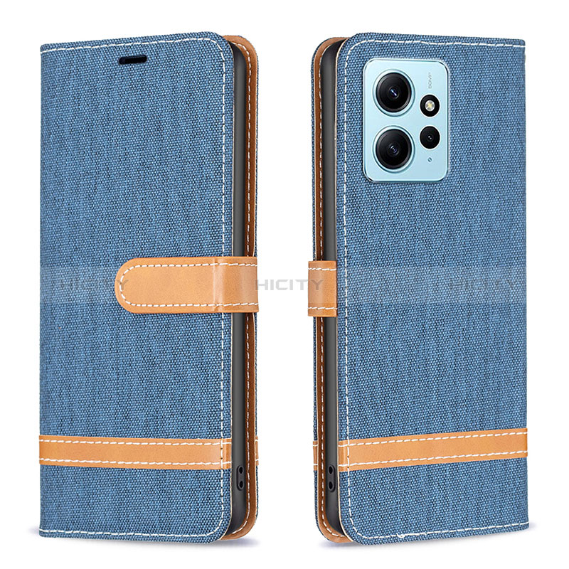 Custodia Portafoglio In Pelle Cover con Supporto B16F per Xiaomi Redmi Note 12 4G