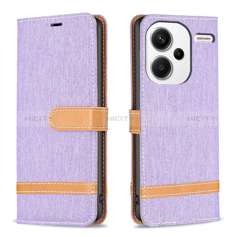 Custodia Portafoglio In Pelle Cover con Supporto B16F per Xiaomi Redmi Note 13 Pro+ Plus 5G