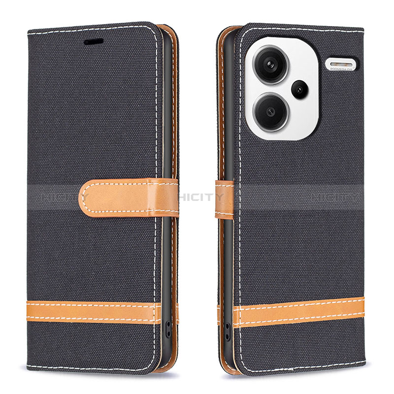 Custodia Portafoglio In Pelle Cover con Supporto B16F per Xiaomi Redmi Note 13 Pro+ Plus 5G