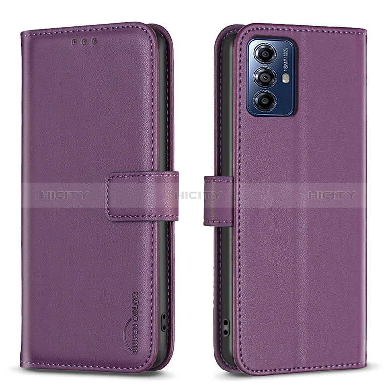 Custodia Portafoglio In Pelle Cover con Supporto B17F per Motorola Moto G Play (2023)