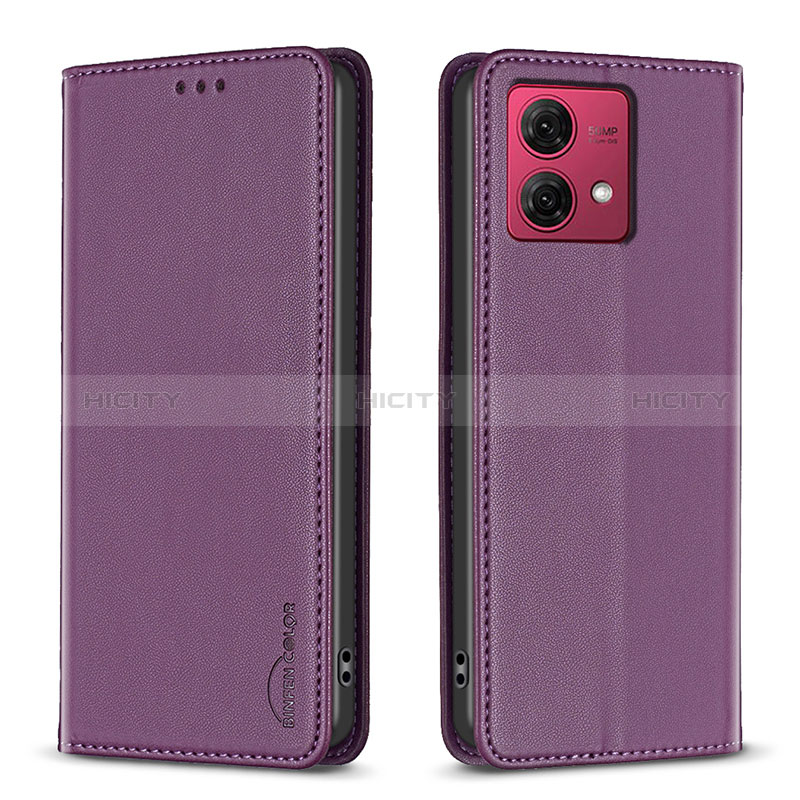 Custodia Portafoglio In Pelle Cover con Supporto B17F per Motorola Moto G84 5G