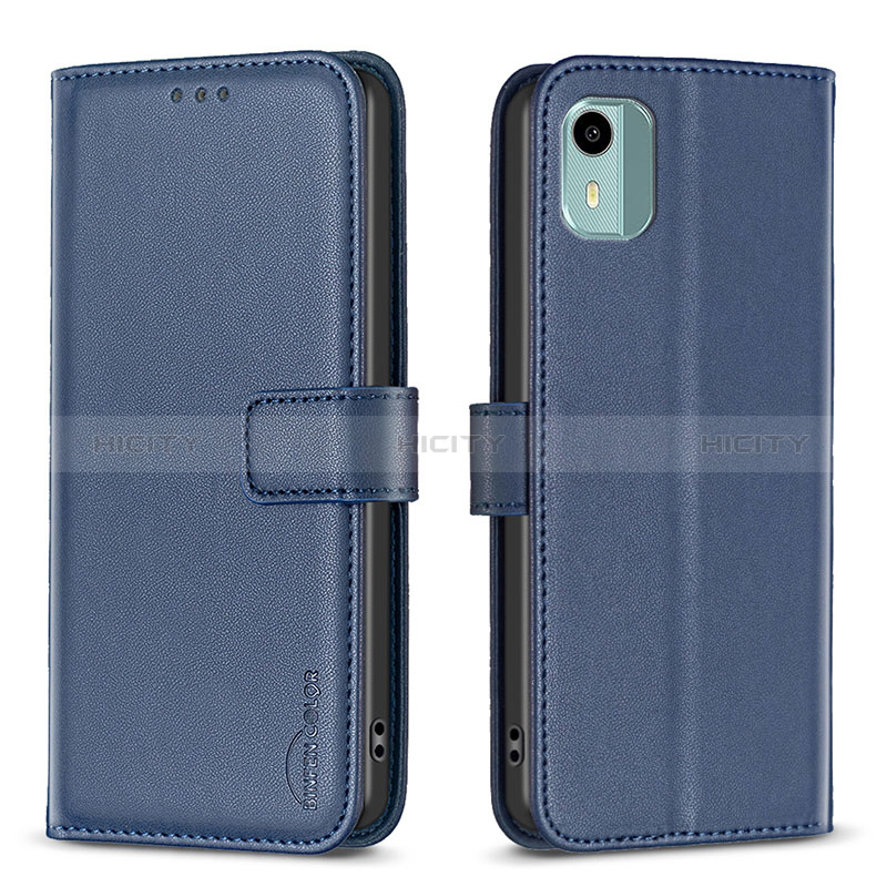 Custodia Portafoglio In Pelle Cover con Supporto B17F per Nokia C12