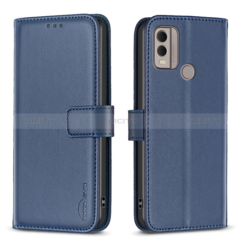 Custodia Portafoglio In Pelle Cover con Supporto B17F per Nokia C22