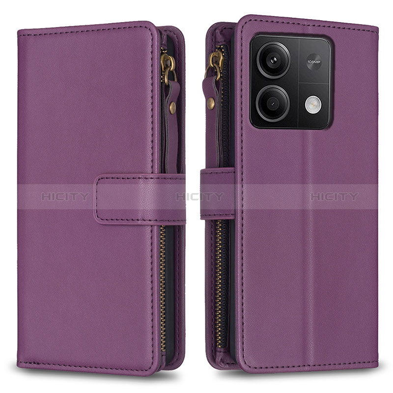 Custodia Portafoglio In Pelle Cover con Supporto B17F per Xiaomi Redmi Note 13 5G