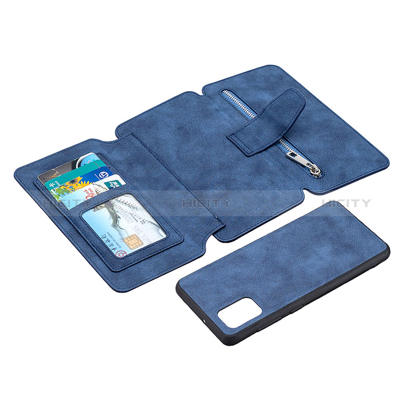 Custodia Portafoglio In Pelle Cover con Supporto B18F per Samsung Galaxy A31