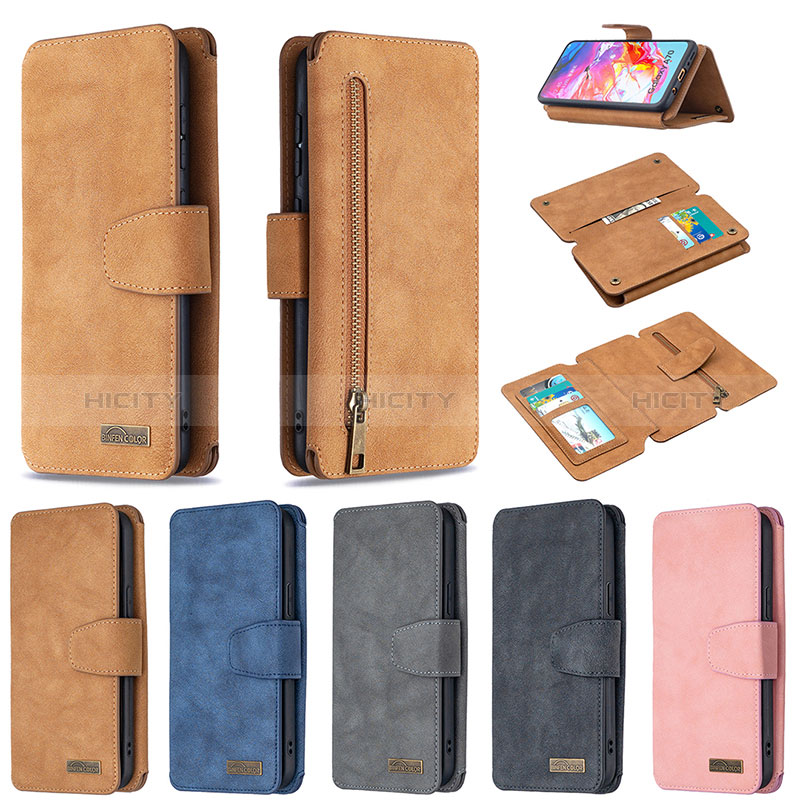 Custodia Portafoglio In Pelle Cover con Supporto B18F per Samsung Galaxy A70