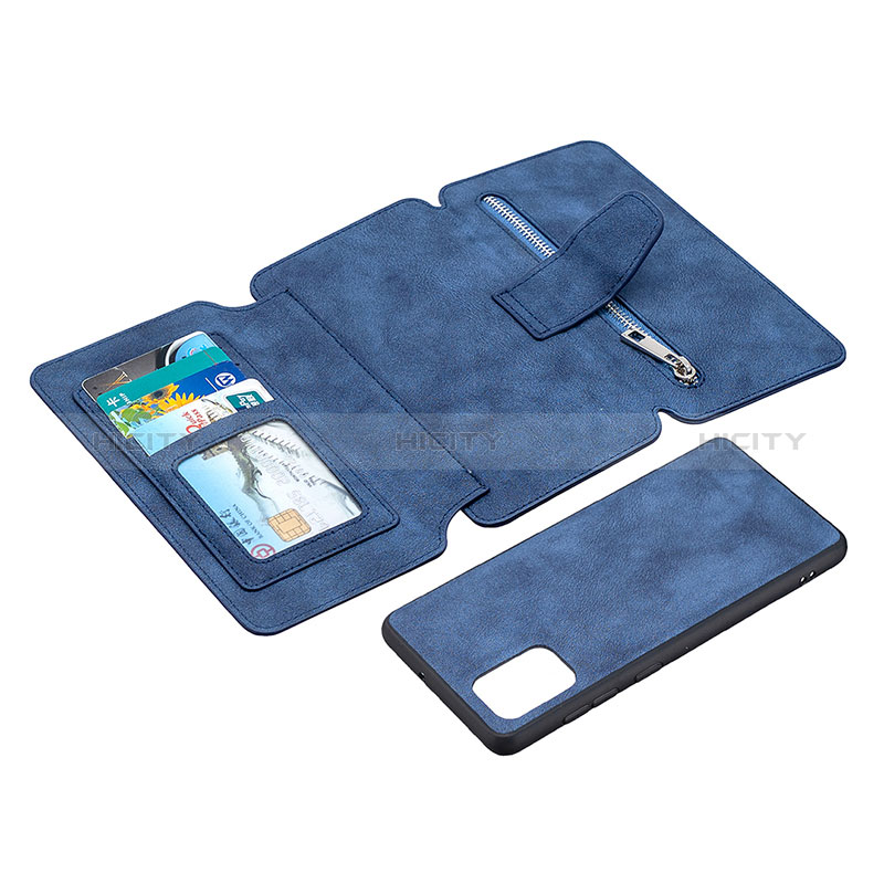 Custodia Portafoglio In Pelle Cover con Supporto B18F per Samsung Galaxy A71 4G A715