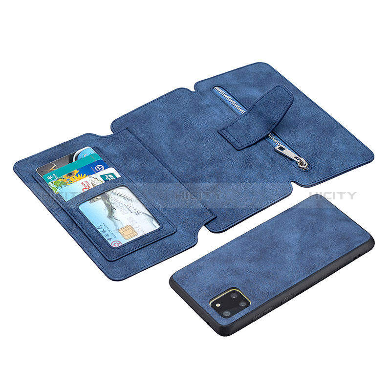 Custodia Portafoglio In Pelle Cover con Supporto B18F per Samsung Galaxy A81