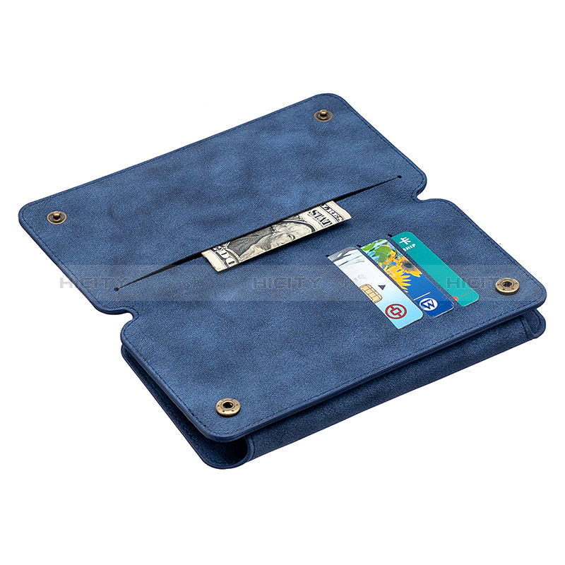 Custodia Portafoglio In Pelle Cover con Supporto B18F per Samsung Galaxy M10S