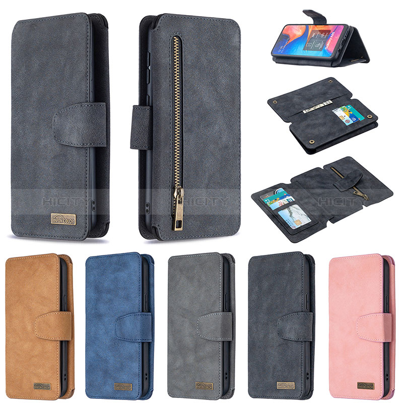 Custodia Portafoglio In Pelle Cover con Supporto B18F per Samsung Galaxy M10S