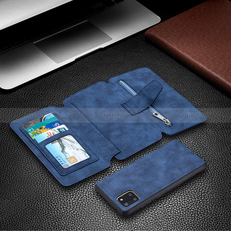 Custodia Portafoglio In Pelle Cover con Supporto B18F per Samsung Galaxy Note 10 Lite