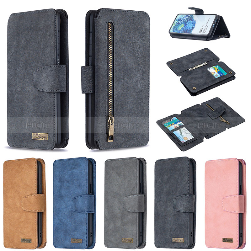 Custodia Portafoglio In Pelle Cover con Supporto B18F per Samsung Galaxy S20 Plus