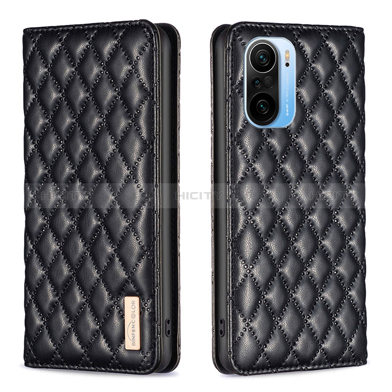 Custodia Portafoglio In Pelle Cover con Supporto B19F per Xiaomi Mi 11i 5G Nero