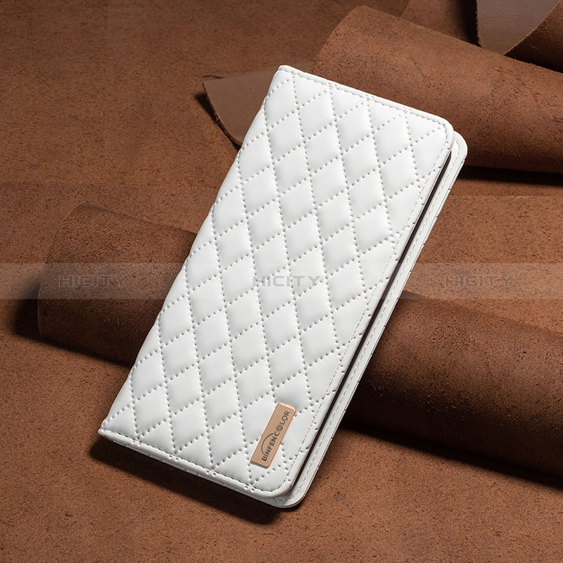 Custodia Portafoglio In Pelle Cover con Supporto B19F per Xiaomi Poco C55 Bianco