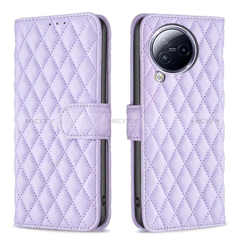 Custodia Portafoglio In Pelle Cover con Supporto B20F per Xiaomi Civi 3 5G Viola