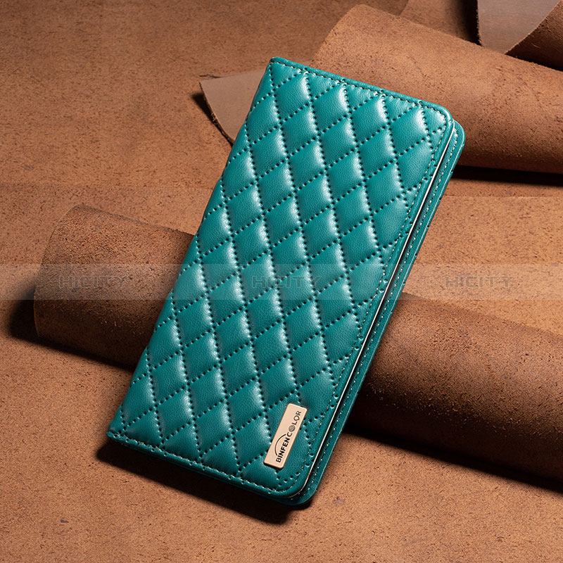 Custodia Portafoglio In Pelle Cover con Supporto B20F per Xiaomi Mi 14 Pro 5G Verde