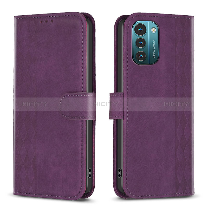 Custodia Portafoglio In Pelle Cover con Supporto B21F per Nokia G11