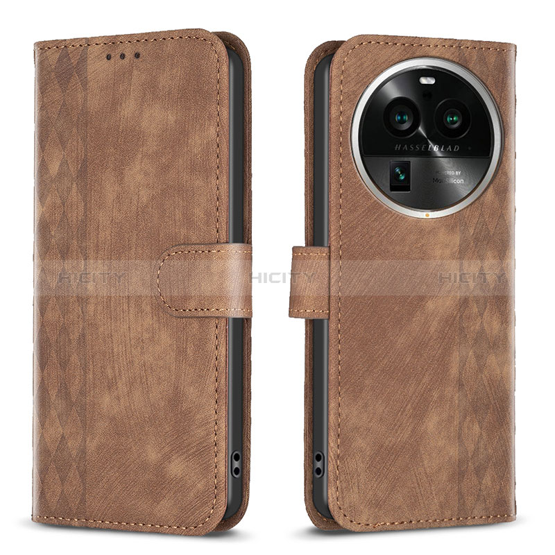 Custodia Portafoglio In Pelle Cover con Supporto B21F per Oppo Find X6 Pro 5G