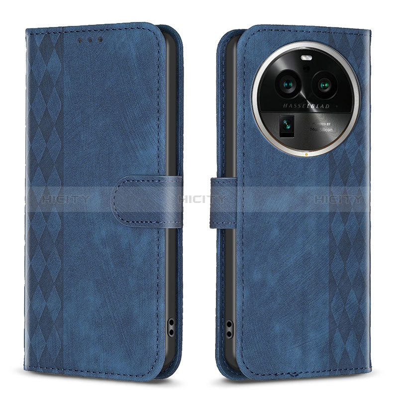 Custodia Portafoglio In Pelle Cover con Supporto B21F per Oppo Find X6 Pro 5G