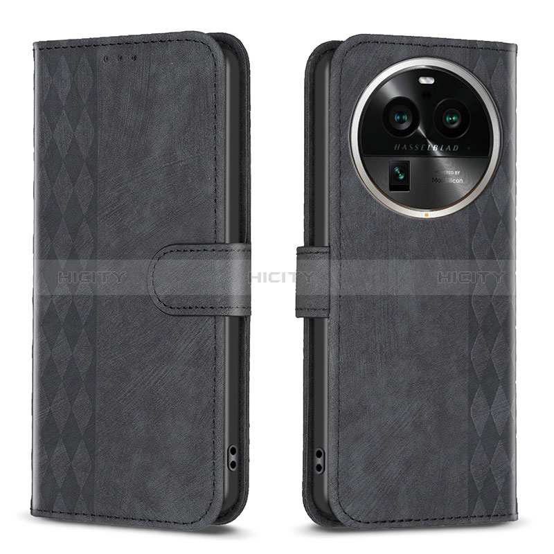 Custodia Portafoglio In Pelle Cover con Supporto B21F per Oppo Find X6 Pro 5G