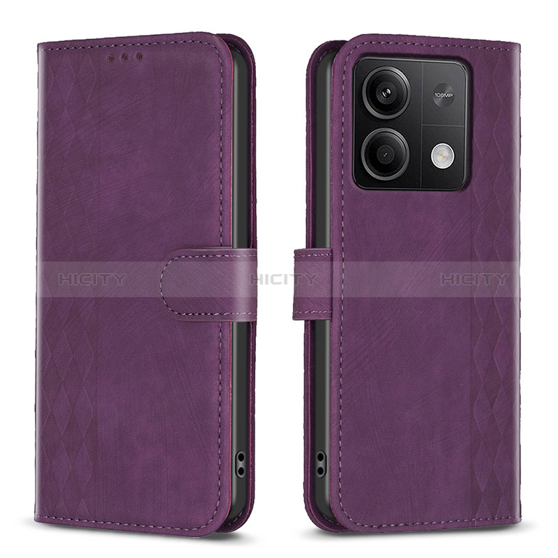 Custodia Portafoglio In Pelle Cover con Supporto B21F per Xiaomi Redmi Note 13 5G