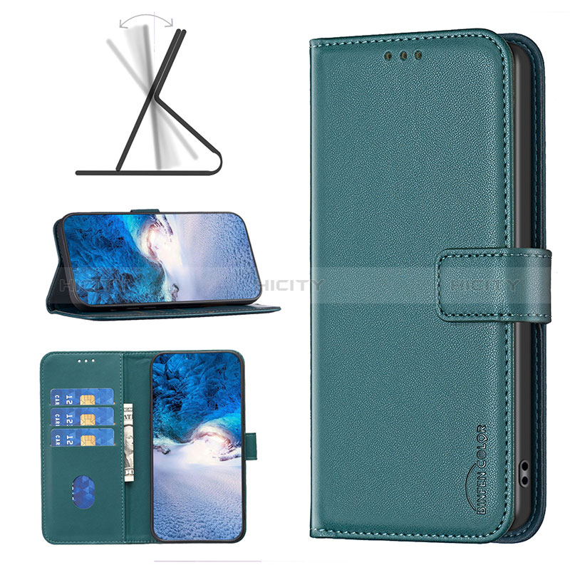 Custodia Portafoglio In Pelle Cover con Supporto B22F per Oppo A2 5G