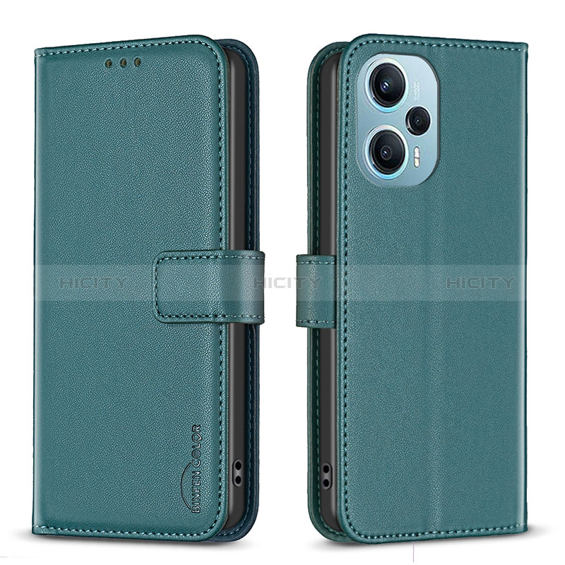 Custodia Portafoglio In Pelle Cover con Supporto B22F per Xiaomi Poco F5 5G