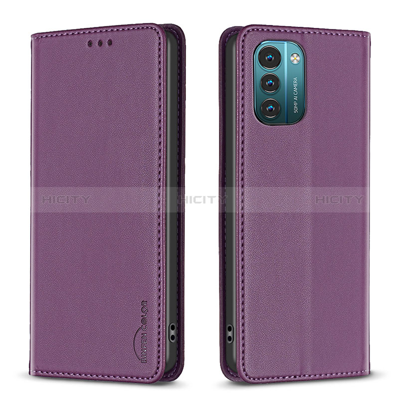 Custodia Portafoglio In Pelle Cover con Supporto B23F per Nokia G11