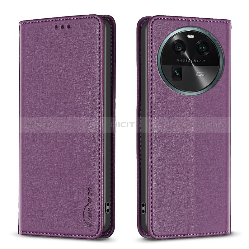 Custodia Portafoglio In Pelle Cover con Supporto B24F per Oppo Find X6 5G