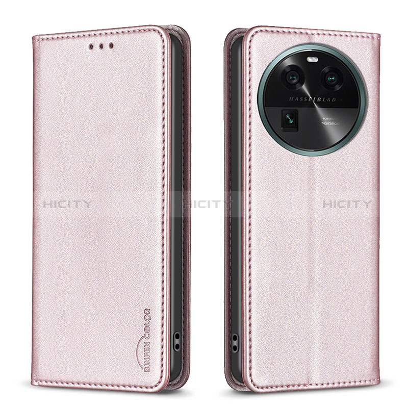 Custodia Portafoglio In Pelle Cover con Supporto B24F per Oppo Find X6 5G