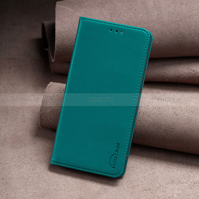 Custodia Portafoglio In Pelle Cover con Supporto B24F per Oppo Find X6 Pro 5G Verde