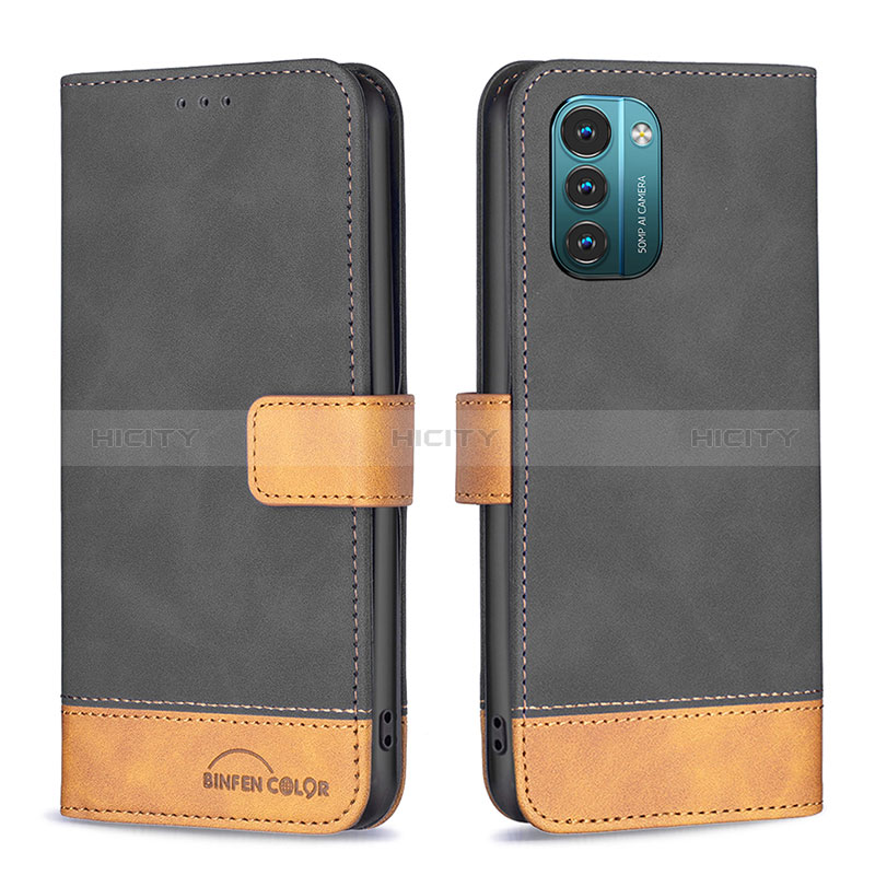 Custodia Portafoglio In Pelle Cover con Supporto B25F per Nokia G11