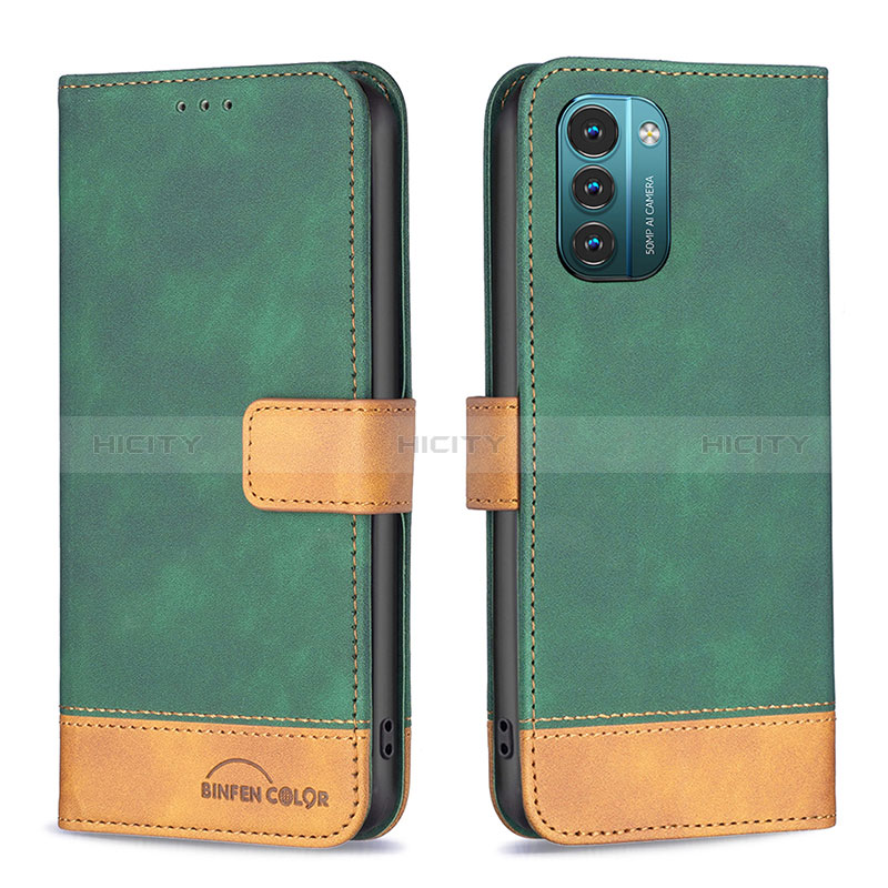 Custodia Portafoglio In Pelle Cover con Supporto B25F per Nokia G11