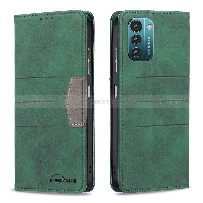 Custodia Portafoglio In Pelle Cover con Supporto B26F per Nokia G11