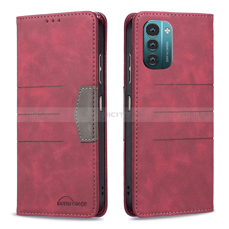 Custodia Portafoglio In Pelle Cover con Supporto B26F per Nokia G21