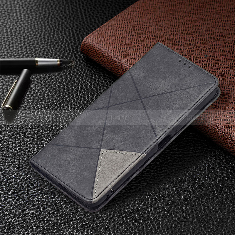 Custodia Portafoglio In Pelle Cover con Supporto BF5 per Xiaomi Redmi Note 10 Pro 4G Nero