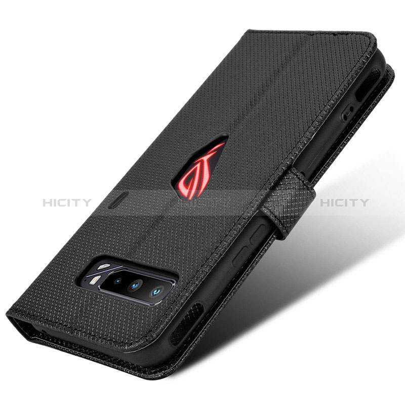 Custodia Portafoglio In Pelle Cover con Supporto BY1 per Asus ROG Phone 3