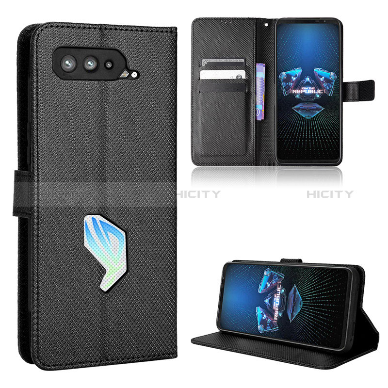 Custodia Portafoglio In Pelle Cover con Supporto BY1 per Asus ROG Phone 5 ZS673KS