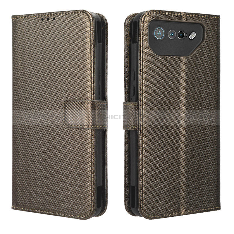 Custodia Portafoglio In Pelle Cover con Supporto BY1 per Asus ROG Phone 7 Pro