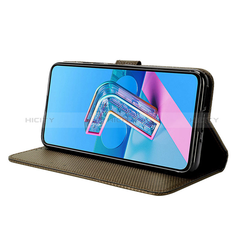 Custodia Portafoglio In Pelle Cover con Supporto BY1 per Asus Zenfone 7 ZS670KS