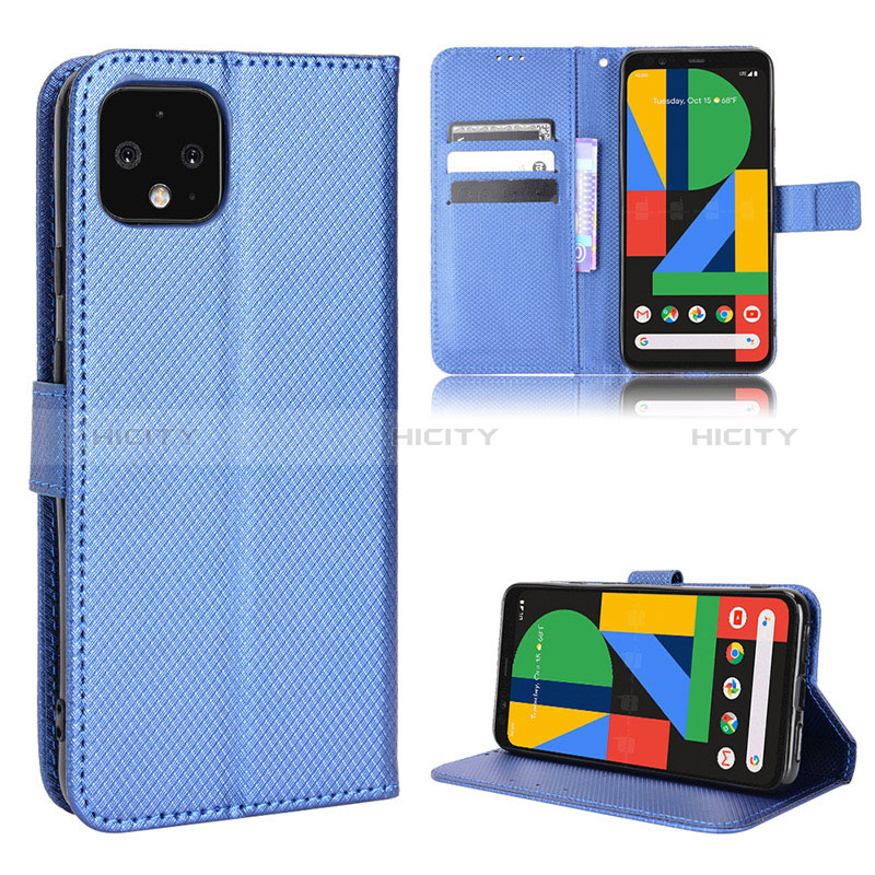 Custodia Portafoglio In Pelle Cover con Supporto BY1 per Google Pixel 4 XL