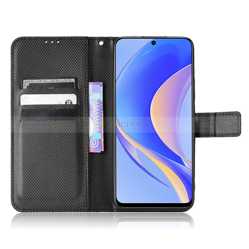 Custodia Portafoglio In Pelle Cover con Supporto BY1 per Huawei Enjoy 50 Pro