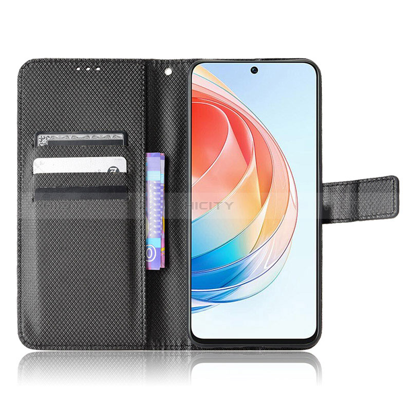 Custodia Portafoglio In Pelle Cover con Supporto BY1 per Huawei Honor X40i 5G