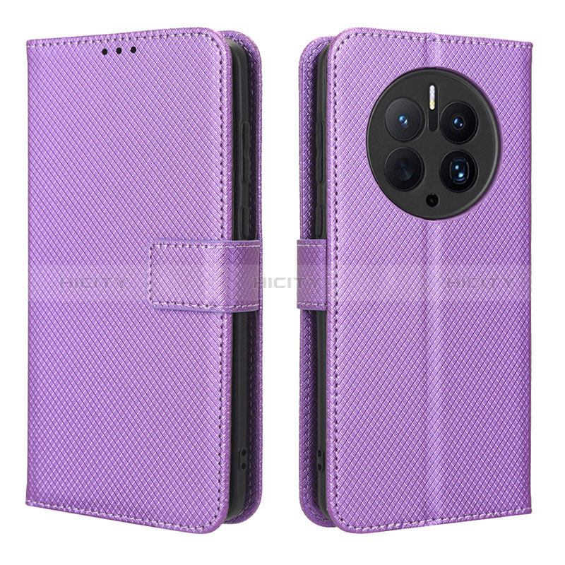 Custodia Portafoglio In Pelle Cover con Supporto BY1 per Huawei Mate 50 Pro