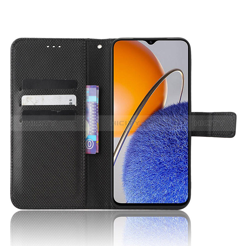 Custodia Portafoglio In Pelle Cover con Supporto BY1 per Huawei Nova Y61